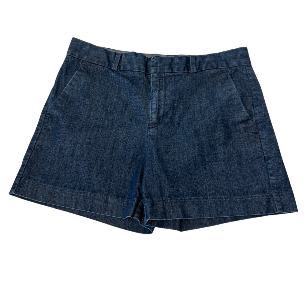 Banana Republic Women's Jean Shorts Blue Size 27/4 Cotton Stretch Preppy Classic